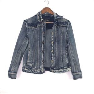 Live a Little Cotton Denim Jacket Size S